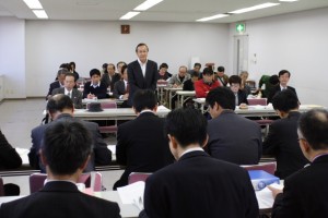 県20121116 11月16日愛知県交渉あいさつ久保田武社保協副議長